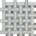 Bianco Carrara Honed Marble  Mosaic Tiles